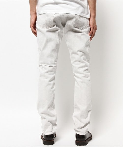 Johnbull Private labo（ジョンブルプライベートラボ）の「タイトストレートデニムパンツ（デニムパンツ・メンズ・ホワイト系その他・28inch/30inch/32inch/34inch）」の3枚目の写真