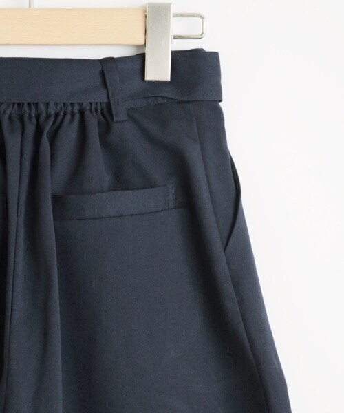 MAJESTIC LEGON(マジェスティックレゴン)の「リボンベルトワイドパンツ(パンツ・レディース・ネイビー/ベージュ/ブルー・Free)」の6枚目の写真