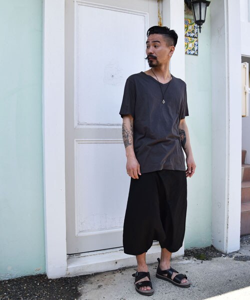VIRGOwearworks（ヴァルゴウェアワークス）の「Hb Crest pants ビックシルエットパンツ（パンツ・メンズ・GRAY/OLIVE/BLACK・2/3/4）」の12枚目の写真