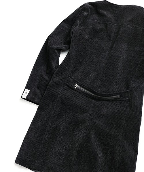 SHAREEF（シャリーフ）の「COTTON MOLE NO-COLLAR COAT 9月入荷予定