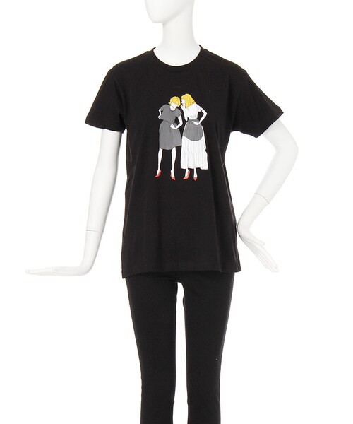 EMODA（エモダ）の「SECRET LADYS Tシャツ（トップス・レディース・ホワイト/ブラック・F）」の3枚目の写真