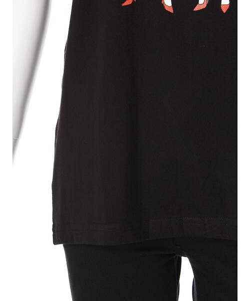 EMODA（エモダ）の「SECRET LADYS Tシャツ（トップス・レディース・ホワイト/ブラック・F）」の8枚目の写真