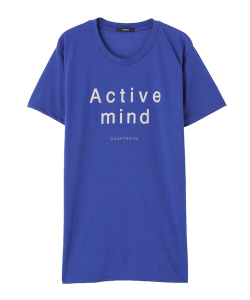 EMODA（エモダ）の「ACTIVEMIND Tシャツ（トップス・レディース・ホワイト/ブラック/ブルー・F）」の3枚目の写真