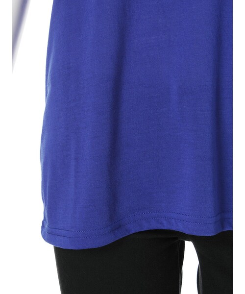 EMODA（エモダ）の「ACTIVEMIND Tシャツ（トップス・レディース・ホワイト/ブラック/ブルー・F）」の9枚目の写真