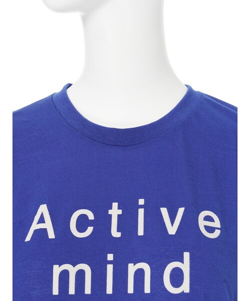 EMODA（エモダ）の「ACTIVEMIND Tシャツ（トップス・レディース・ホワイト/ブラック/ブルー・F）」の7枚目の写真