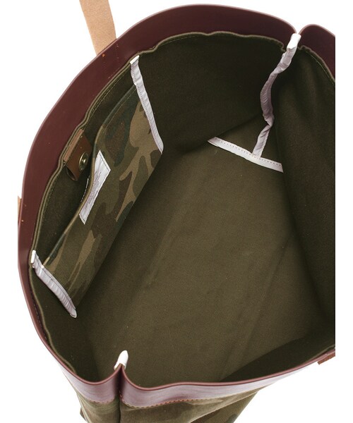 Ungrid（アングリッド）の「レザーコンビBAG（バッグ・レディース・オフホワイト/ミックス・F）」の8枚目の写真