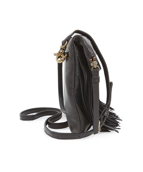 FRYE（フライ）の「Frye 'Heidi' Fringed Leather Crossbody Bag（ショルダーバッグ・レディース・Black/Whiskey）」の3枚目の写真