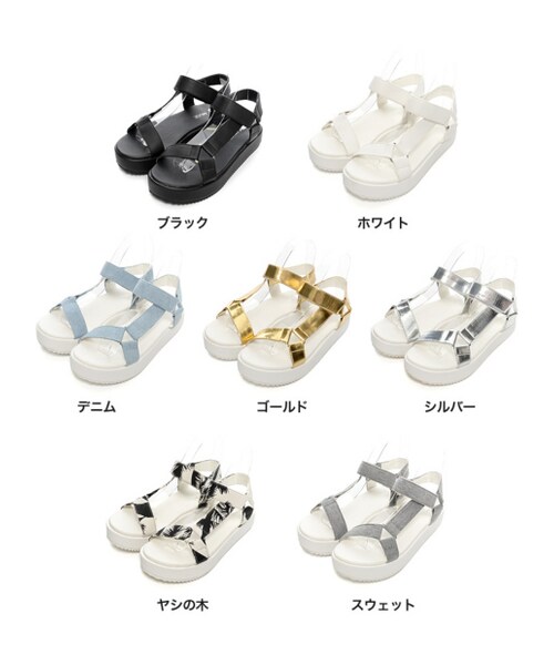 Re:EDIT（リエディ）の「厚底フラットソールスポーティベルトサンダル（その他・レディース・その他）」の16枚目の写真