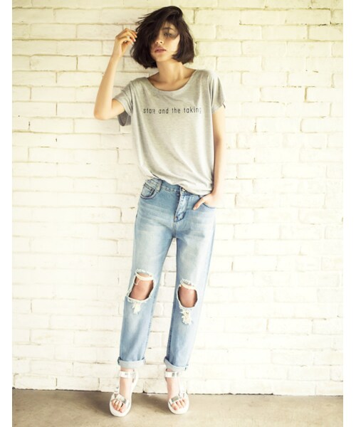 Re:EDIT（リエディ）の「厚底フラットソールスポーティベルトサンダル（その他・レディース・その他）」の3枚目の写真