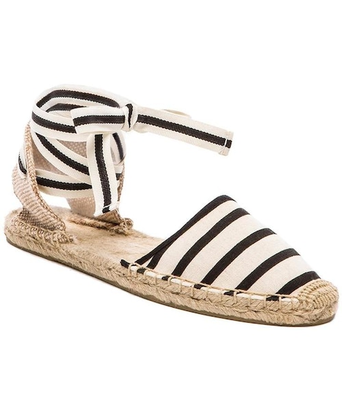 SOLUDOS（ソルドス）の「Soludos Classic Stripe Sandal（サンダル・レディース・Natural Black_WZ71・6/7/8/9/10）」の3枚目の写真