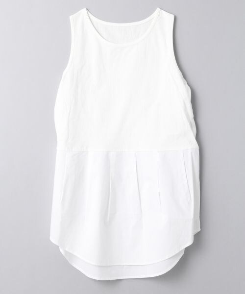 JEANASIS（ジーナシス）の「【通常販売スタート】2PアゼベストレイヤードNS（トップス・レディース・ホワイト(05)/グレー(12)/ネイビー(88)・FREE）」の8枚目の写真