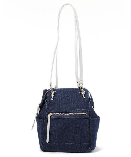 Andemiu（アンデミュウ）の「２ＷＡＹロングベルトＢＡＧ（バッグ・レディース・ホワイト10/グレー15/ブラック19/インディゴ87・F）」の4枚目の写真