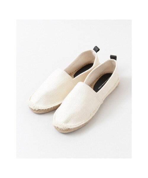 URBAN RESEARCH DOORS(アーバンリサーチドアーズ)の「キャンバススリッポンサンダル(シューズ・レディース・WHITE/BEIGE/BLUE/BLACK・35/36/37/38)」の1枚目の写真