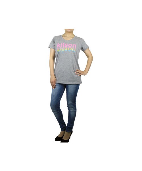 Kitson LA(キットソン エルエー)の「【kitson LA】キットソンプリント半袖Tシャツ(Tシャツ/カットソー・レディース・その他)」の4枚目の写真