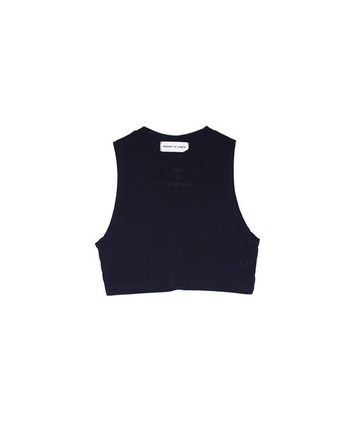 ROCKET x LUNCH（ロケットアンドランチ）の「COZY SLEEVELESS（トップス・レディース・VIOLET/BLACK・FREE）」の2枚目の写真