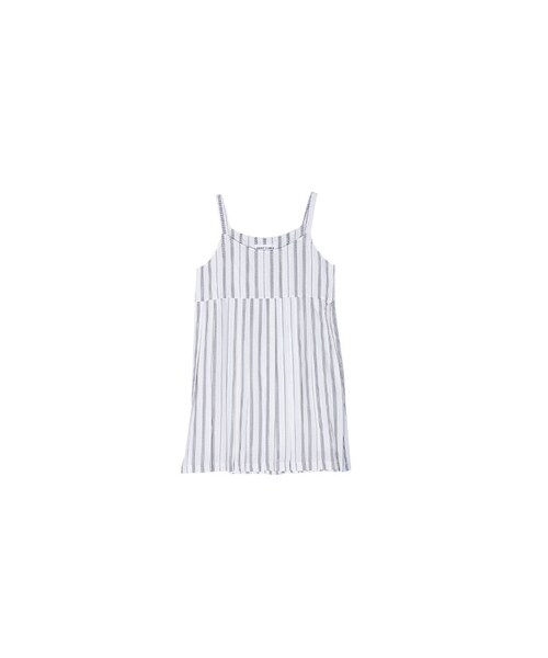 ROCKET x LUNCH(ロケットアンドランチ)の「PATTERN PLEATS OPS(ワンピース/ドレス・レディース・NAVY/WHITE・FREE)」の2枚目の写真