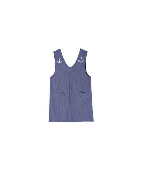ROCKET x LUNCH（ロケットアンドランチ）の「ANCHOR OPS（ワンピース/ドレス・レディース・WHITE/BLUE・FREE）」の2枚目の写真