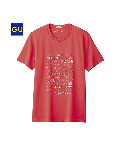 GU(ジーユー)の「(GU)グラフィックT(SS1・半袖)(MEN ⁄ グラフィックTシャツ・メンズ・WHITE/RED/BLACK・L/M/S/XL)」の3枚目の写真