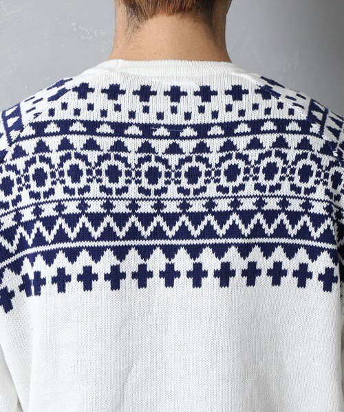 Name.（ネーム）の「C/L NORDIC C/N SWEATER（その他・メンズ・BLK/WHT・1/2）」の8枚目の写真