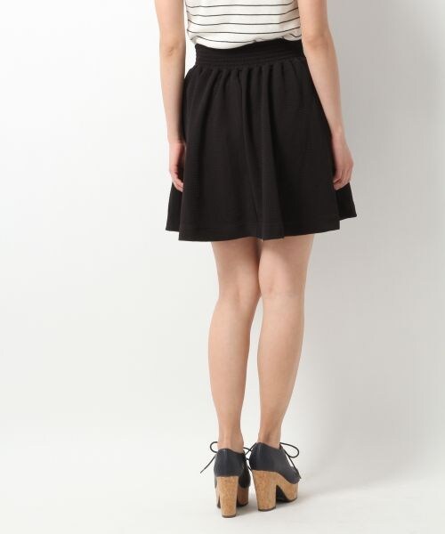 Heather（ヘザー）の「ジャガードカットキュロット（パンツ・レディース・オフホワイト 08/ブラック 09/ネイビー 88・FREE）」の6枚目の写真