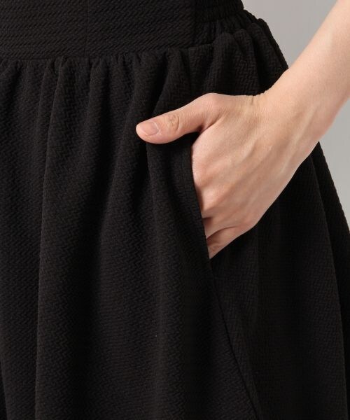 Heather（ヘザー）の「ジャガードカットキュロット（パンツ・レディース・オフホワイト 08/ブラック 09/ネイビー 88・FREE）」の8枚目の写真