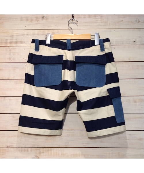 NIRAME.CO（ニラメッコ）の「単身赴任しょーつ　ネイビーぼーだー。（その他パンツ・メンズ・その他）」の3枚目の写真