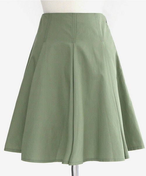 DHOLIC（ディーホリック）の「Aラインプリーツフレアスカート（スカート・レディース・ホワイトアイボリー/ライトカーキ/ブラック・S/M）」の3枚目の写真