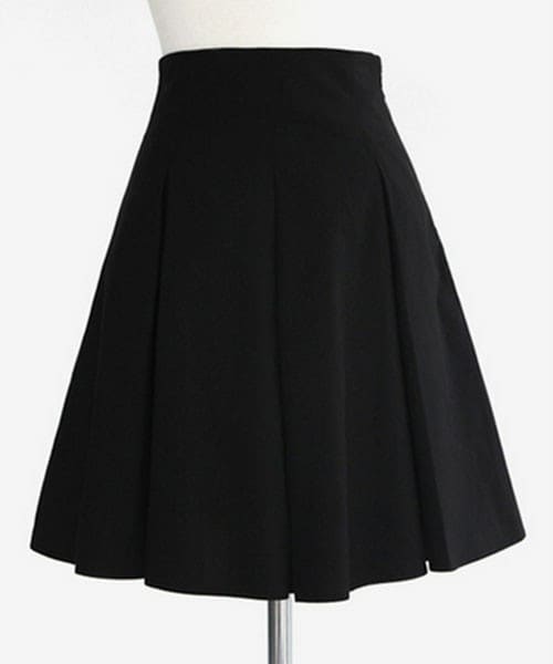 DHOLIC（ディーホリック）の「Aラインプリーツフレアスカート（スカート・レディース・ホワイトアイボリー/ライトカーキ/ブラック・S/M）」の2枚目の写真