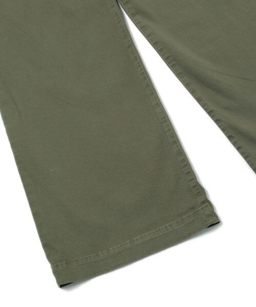 BABYLONE（バビロン）の「ストレッチワイドパンツ（パンツ・レディース・オフホワイト11/カーキ78・36/38）」の5枚目の写真