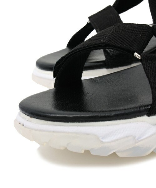PADRONE（パドローネ）の「PADRONE　ソックス付きサンダル（サンダル・メンズ・ブラック・40/42）」の5枚目の写真