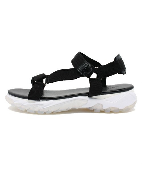 PADRONE（パドローネ）の「PADRONE　ソックス付きサンダル（サンダル・メンズ・ブラック・40/42）」の2枚目の写真