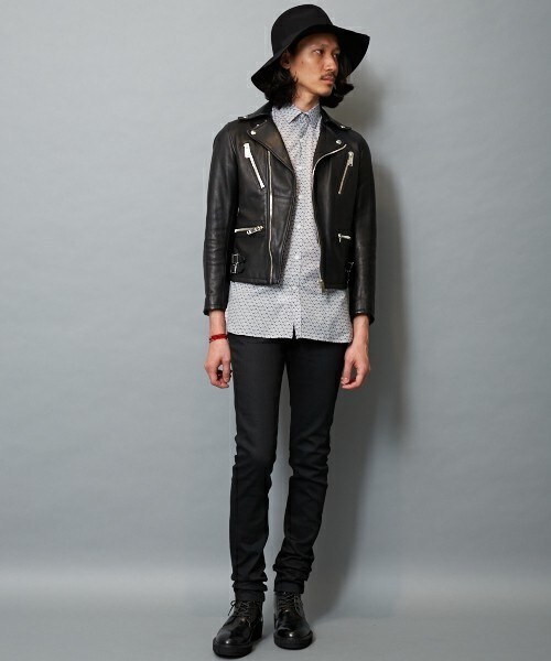 JOHN LAWRENCE SULLIVAN（ジョンローレンスサリバン）の「JOHN LAWRENCE SULLIVAN スキニーデニム（デニムパンツ・メンズ・ブラック/ダークブルー・34/36/38/40）」の4枚目の写真