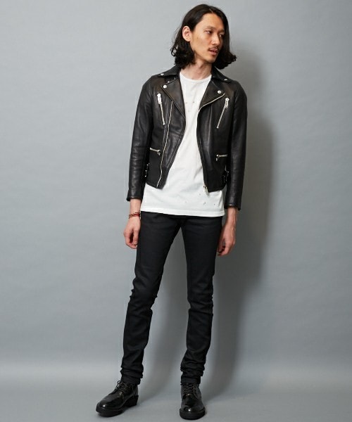 JOHN LAWRENCE SULLIVAN（ジョンローレンスサリバン）の「JOHN LAWRENCE SULLIVAN スキニーデニム（デニムパンツ・メンズ・ブラック/ダークブルー・34/36/38/40）」の3枚目の写真