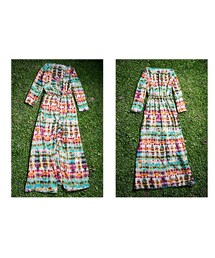 pizza cut five | 繽紛長洋裝(ワンピース)