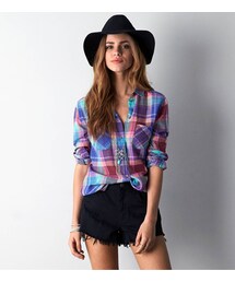 American Eagle | AEOプラッドシャツ(シャツ/ブラウス)