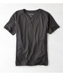 American Eagle | AEOレジェンドヘンリーネックTシャツ(Tシャツ/カットソー)