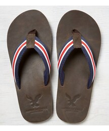 American Eagle | AEOレザーフリップフロップ(シューズ)