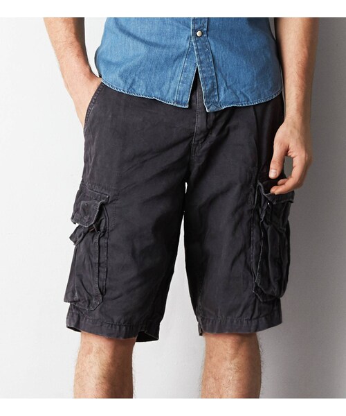 American Eagle(アメリカンイーグル)の「AEOクラシックカーゴショート(その他パンツ・メンズ・チョーク/ツアーカーキ/ビンテージカーキ/カモグリーン/ダスクネイビー/カイトブルー/ファントムブラック/ユニフォームカーキ/ロッキーブルー・26/28/30/32/33/34/36/38/40)」の6枚目の写真