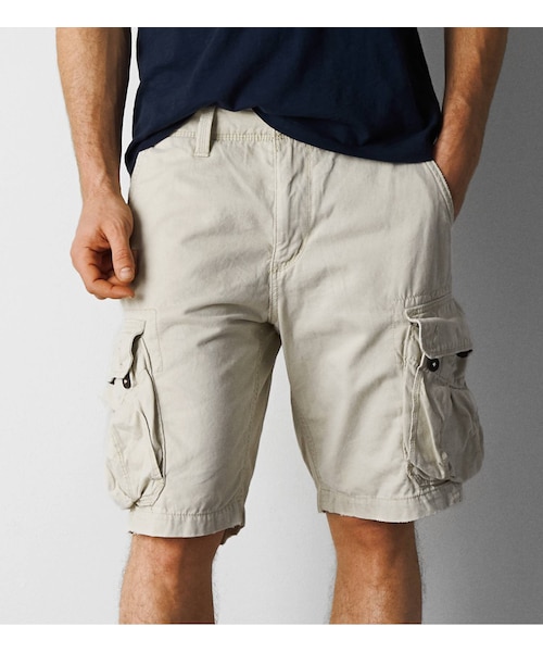 American Eagle(アメリカンイーグル)の「AEOクラシックカーゴショート(その他パンツ・メンズ・チョーク/ツアーカーキ/ビンテージカーキ/カモグリーン/ダスクネイビー/カイトブルー/ファントムブラック/ユニフォームカーキ/ロッキーブルー・26/28/30/32/33/34/36/38/40)」の1枚目の写真