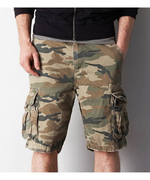 American Eagle(アメリカンイーグル)の「AEOクラシックカーゴショート(その他パンツ・メンズ・チョーク/ツアーカーキ/ビンテージカーキ/カモグリーン/ダスクネイビー/カイトブルー/ファントムブラック/ユニフォームカーキ/ロッキーブルー・26/28/30/32/33/34/36/38/40)」の3枚目の写真