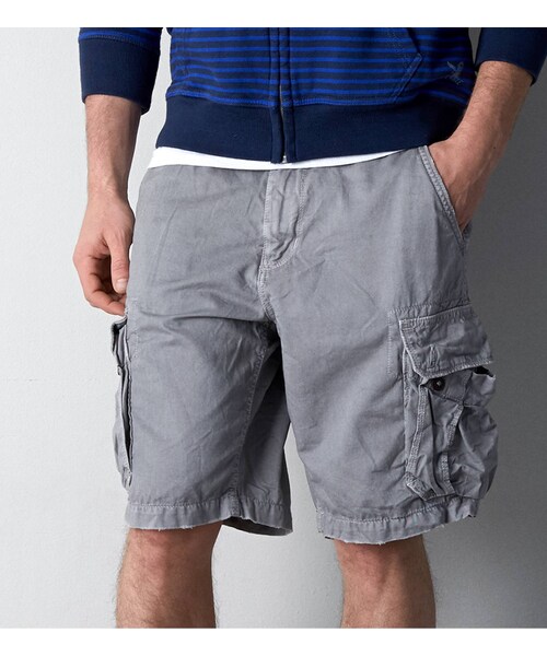 American Eagle(アメリカンイーグル)の「AEOクラシックカーゴショート(その他パンツ・メンズ・チョーク/ツアーカーキ/ビンテージカーキ/カモグリーン/ダスクネイビー/カイトブルー/ファントムブラック/ユニフォームカーキ/ロッキーブルー・26/28/30/32/33/34/36/38/40)」の4枚目の写真