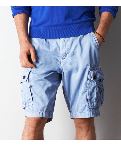 American Eagle(アメリカンイーグル)の「AEOクラシックカーゴショート(その他パンツ・メンズ・チョーク/ツアーカーキ/ビンテージカーキ/カモグリーン/ダスクネイビー/カイトブルー/ファントムブラック/ユニフォームカーキ/ロッキーブルー・26/28/30/32/33/34/36/38/40)」の5枚目の写真