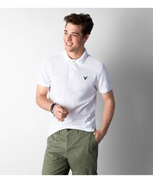 American Eagle | AEOビンテージフィットピケポロ(ポロシャツ)