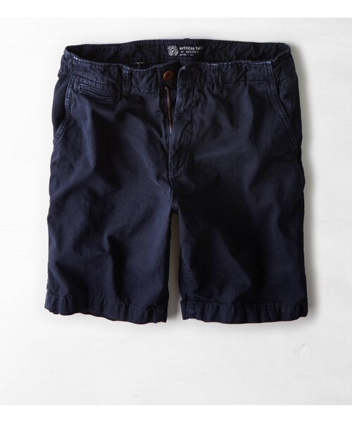 American Eagle（アメリカンイーグル）の「AEOクラシックツイルショート（その他パンツ・メンズ・ビンテージカーキ/ロッキーブルー/ビンテージブルー/シーフォームサーフ/オフィサーネイビー/ブライトルバーブ/チルレモネード/コーポラルカーキ/トワイライトブルー/サンブリーチミント/オレンジ・26/28/30/32/33/34/36/38/40）」の8枚目の写真