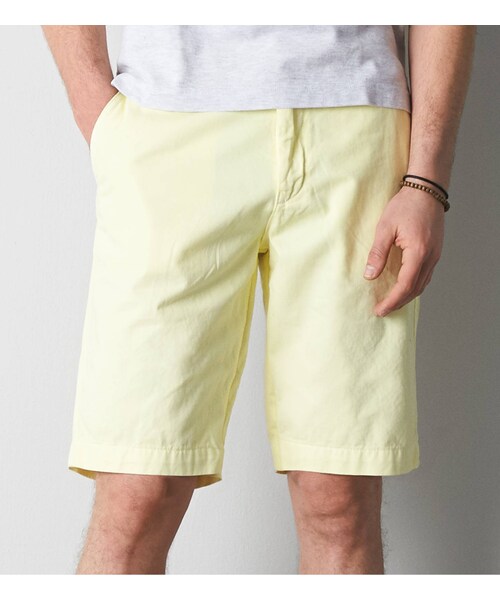 American Eagle（アメリカンイーグル）の「AEOクラシックツイルショート（その他パンツ・メンズ・ビンテージカーキ/ロッキーブルー/ビンテージブルー/シーフォームサーフ/オフィサーネイビー/ブライトルバーブ/チルレモネード/コーポラルカーキ/トワイライトブルー/サンブリーチミント/オレンジ・26/28/30/32/33/34/36/38/40）」の10枚目の写真