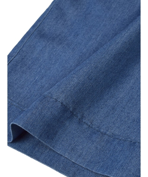 w closet（ダブルクローゼット）の「デニムガウチョパンツ（パンツ・レディース・ブルー/ネイビー・FREE）」の9枚目の写真