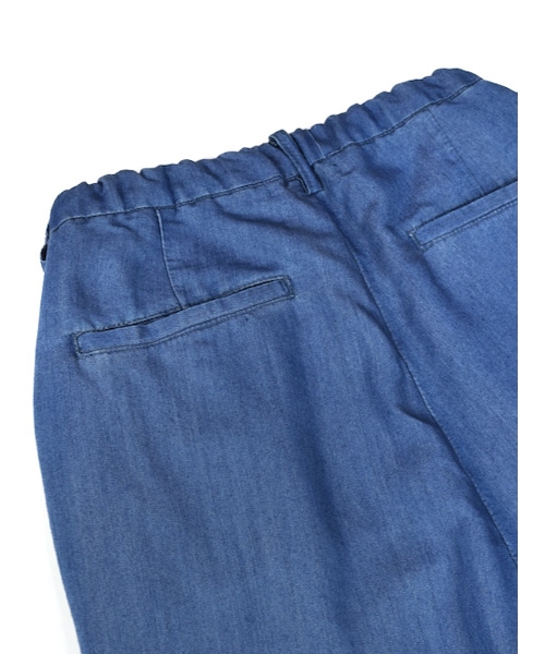 w closet（ダブルクローゼット）の「デニムガウチョパンツ（パンツ・レディース・ブルー/ネイビー・FREE）」の7枚目の写真
