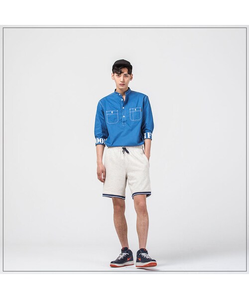 ROMANTIC CROWN(ロマンティッククラウン)の「GOOD LIFE SOUTIEN COLLAR SHIRT_BLUE(その他・メンズ・기타)」の3枚目の写真