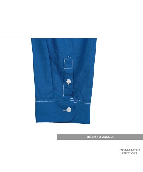 ROMANTIC CROWN(ロマンティッククラウン)の「GOOD LIFE SOUTIEN COLLAR SHIRT_BLUE(その他・メンズ・기타)」の14枚目の写真