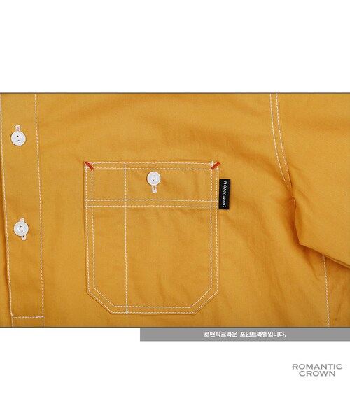 ROMANTIC CROWN（ロマンティッククラウン）の「GOOD LIFE SOUTIEN COLLAR SHIRT_YELLOW（その他・メンズ・기타）」の13枚目の写真